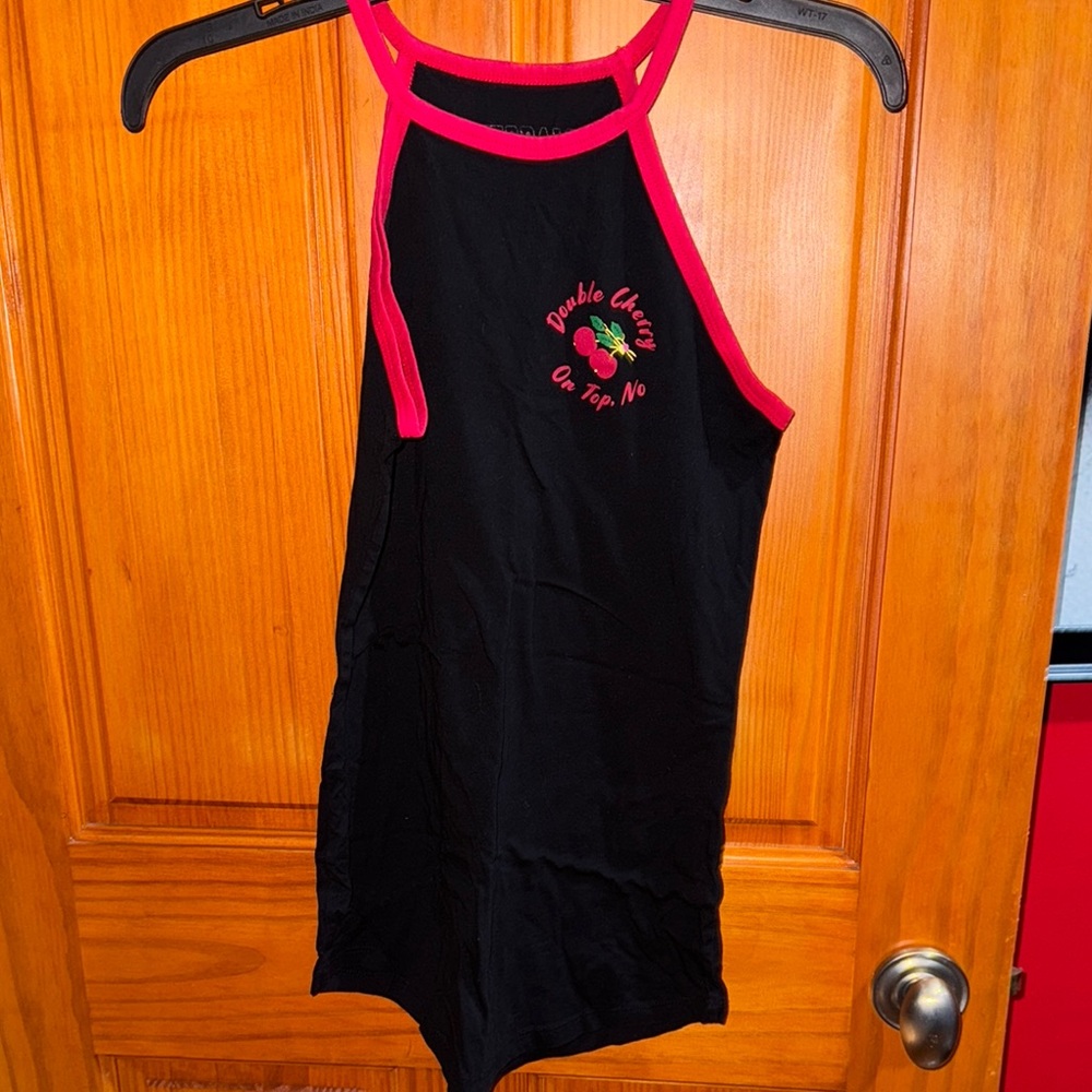 Black and Red Riverdale Top